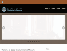 Tablet Screenshot of garzacountymuseum.org